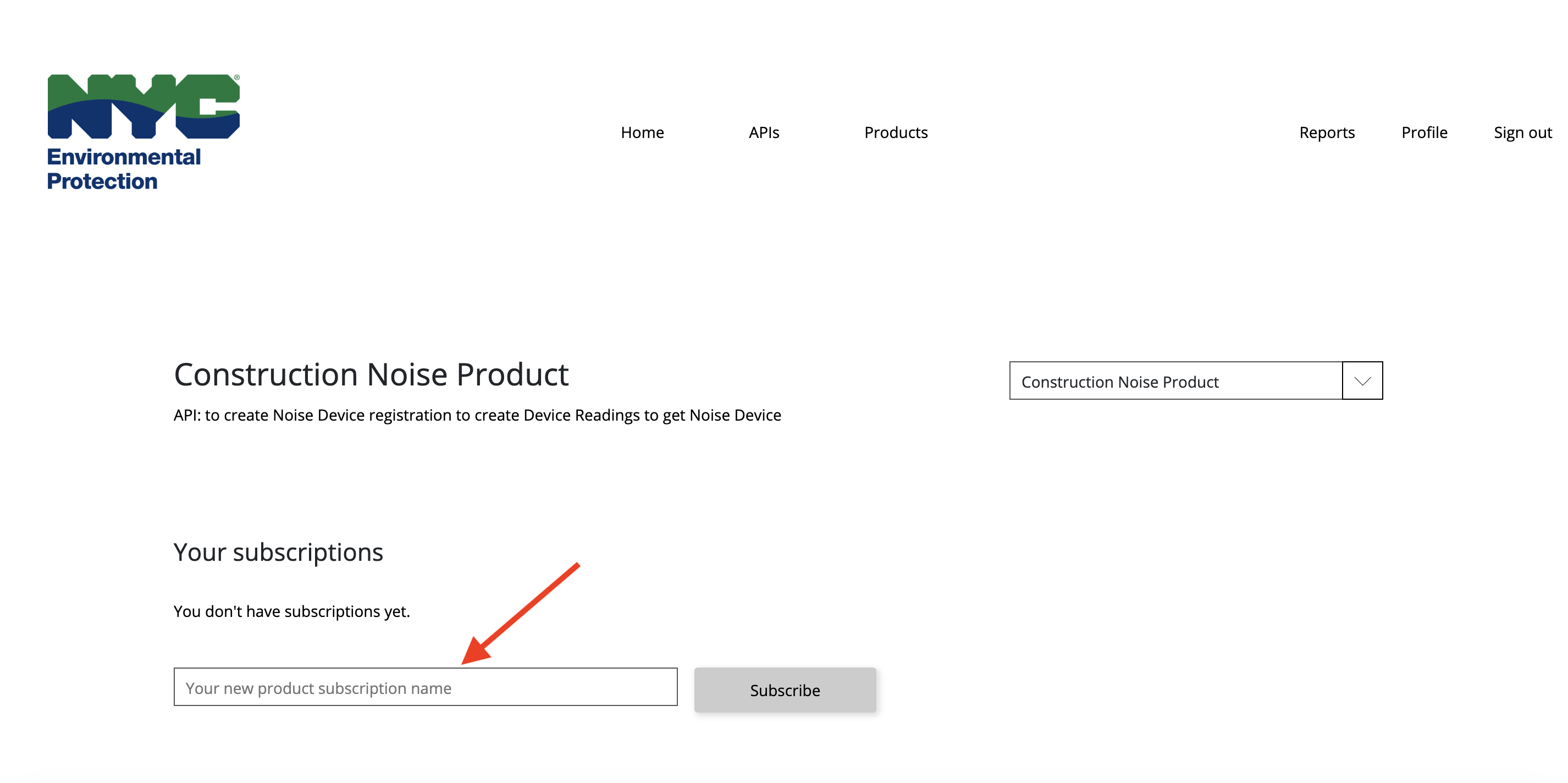 NYC DEP Construction Noise Product